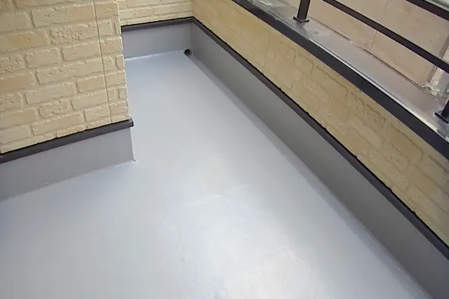 バルコニーの防水施工箇所